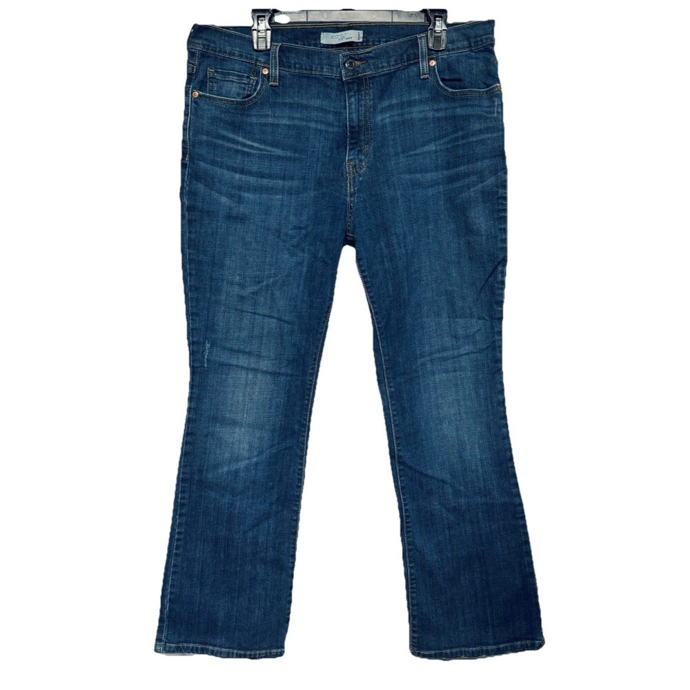 Levi's 515 Jeans Women's size 16 Red Tab Denim Medium Wash Boot Cut Flap Pocket